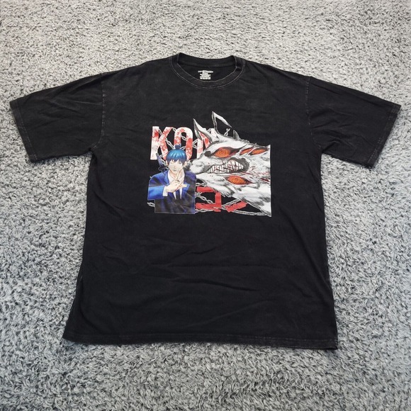 Sorakuro Shirt Adult Large Black Grunge Nen Culture Graphic Tee Anime Exclusive - Picture 1 of 7